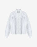 metina cotton voile top