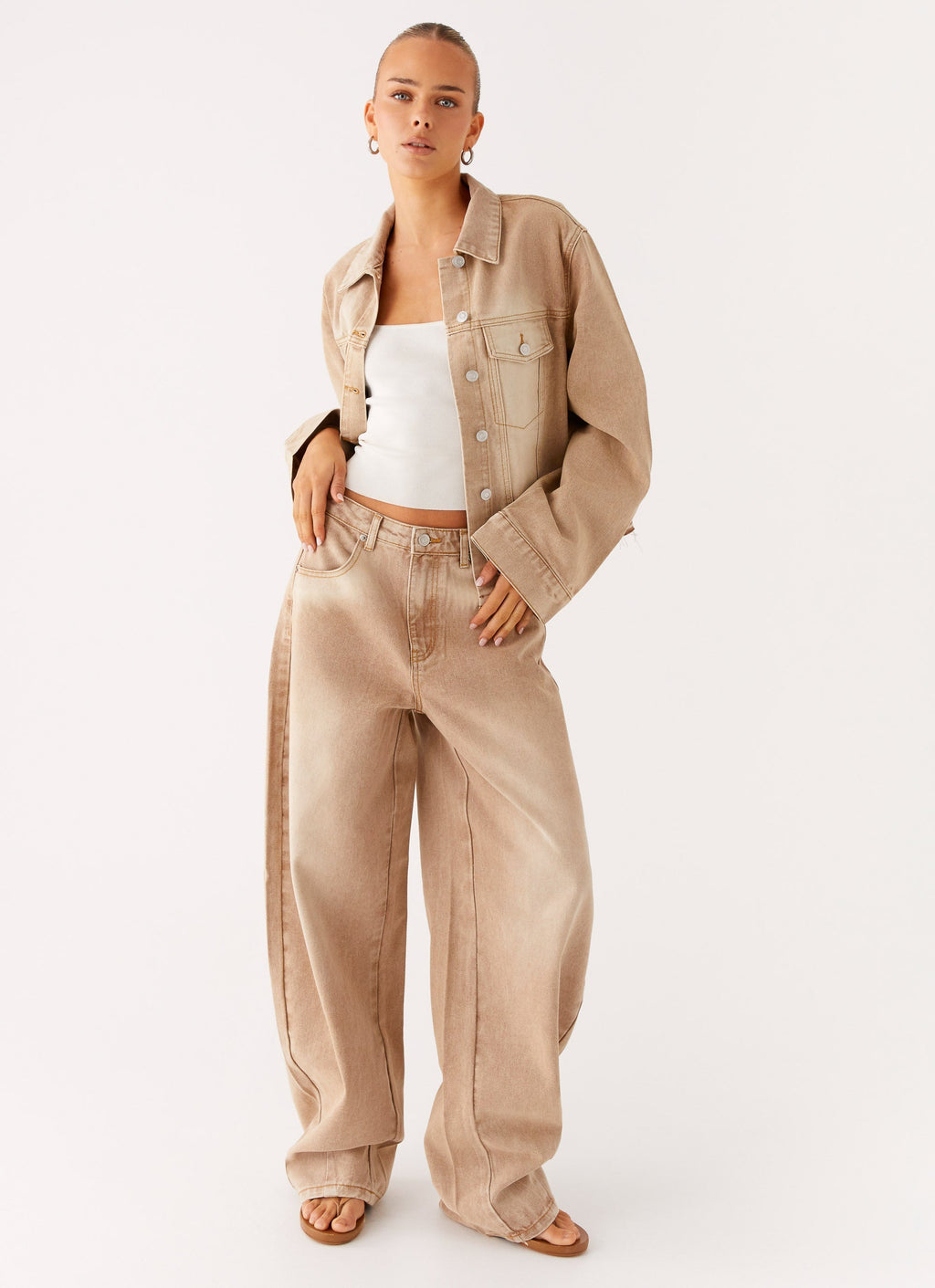 Khalil Denim Jacket - Tan