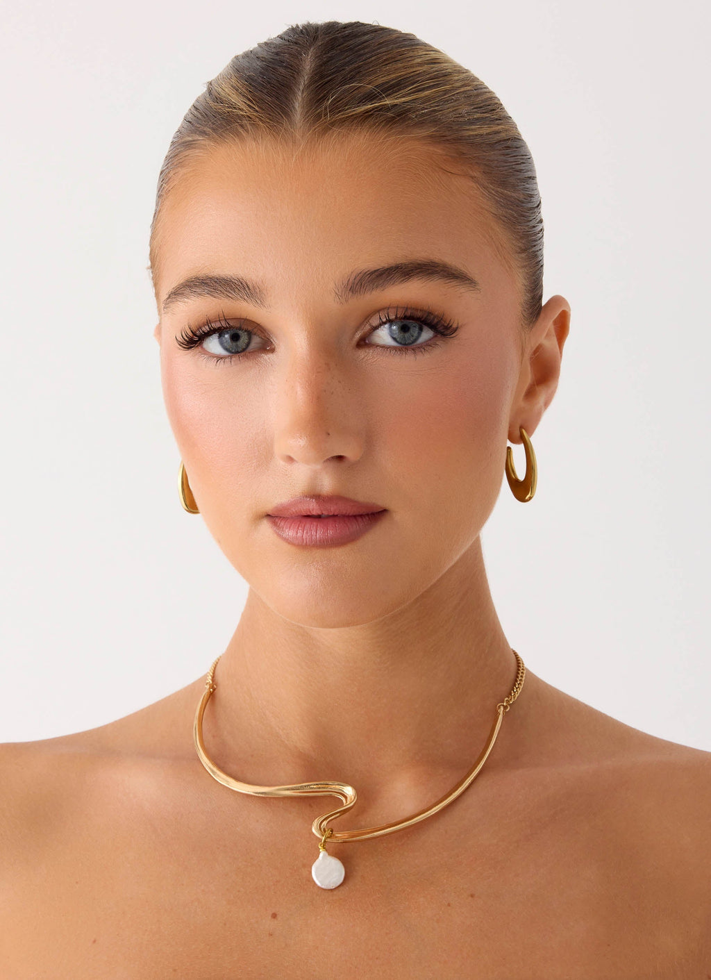 Lumen Choker Necklace - Gold