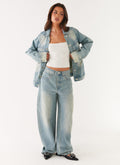 Maxwell Baggy Jeans - Washed Blue