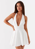 Peppermint Mini Dress - White