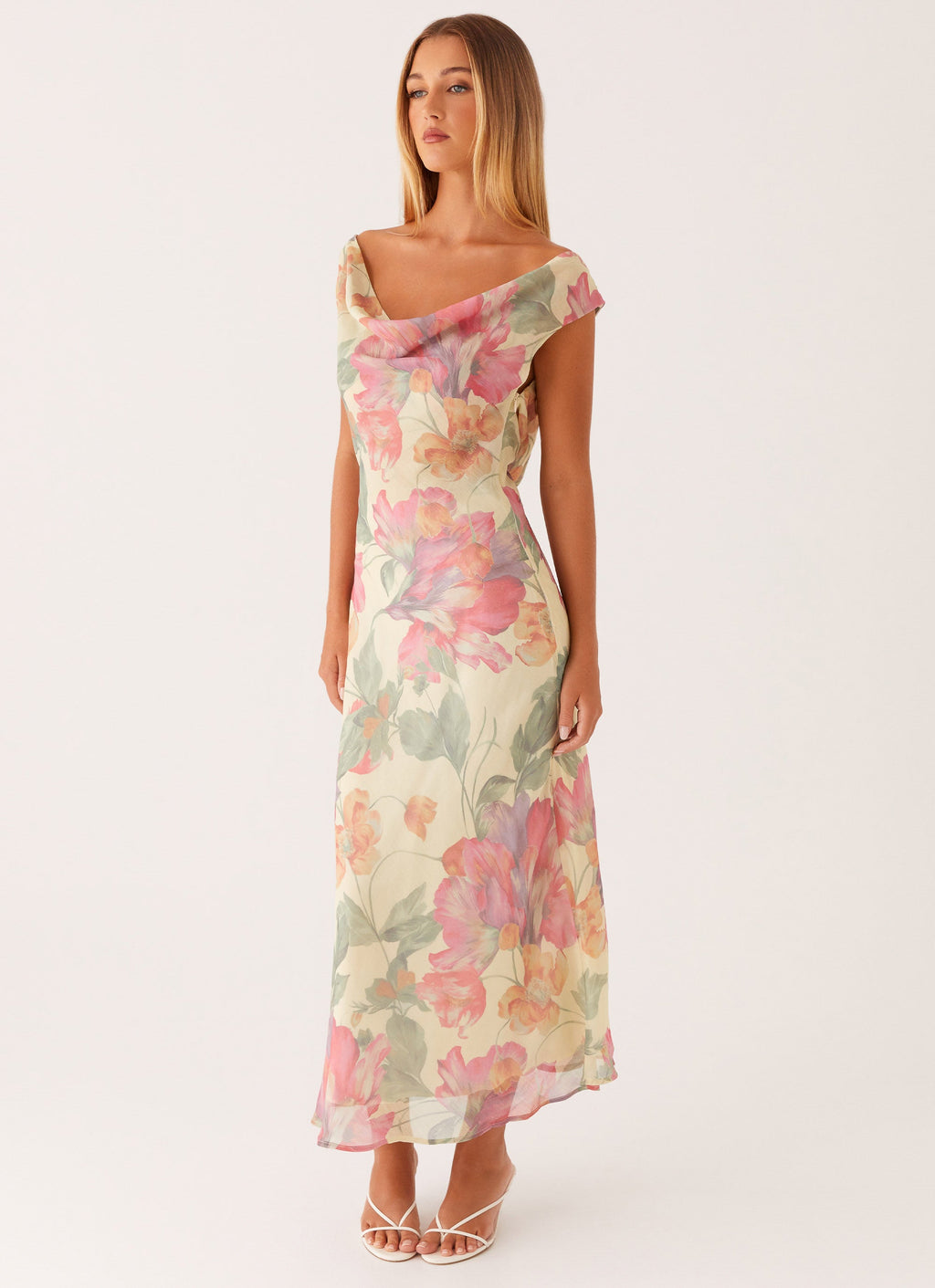 Role Model Maxi Dress - Yellow Peony