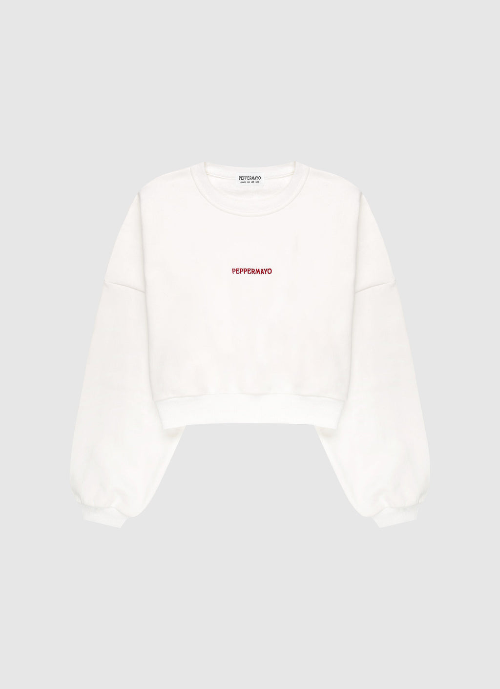 Signature Cropped Sweatshirt - Ivory